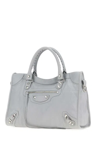 Balenciaga Shoulder Bags Stud Embellishment In Gray