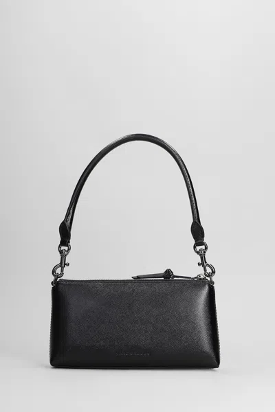 Marc Jacobs The Pochette Shoulder Bag In Black Leather In Black