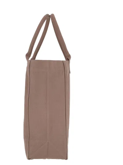 Isabel Marant Yenky Tote Bag With Logo Embroidery In Brown