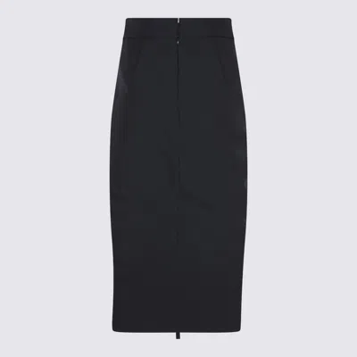 Elisabetta Franchi Pencil Skirt In Black