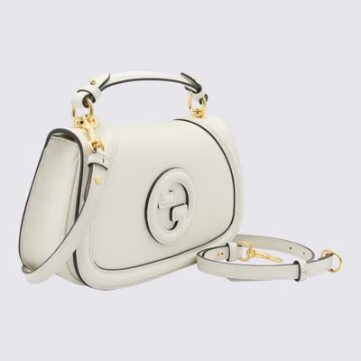 Gucci White Leather Blondie Medium Shoulder Bag
