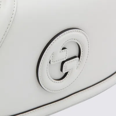 Gucci White Leather Blondie Medium Shoulder Bag