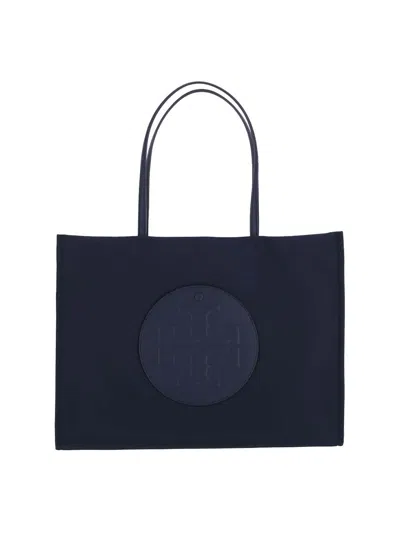 Tory Burch 'ella' Large Tote Bag In Blue