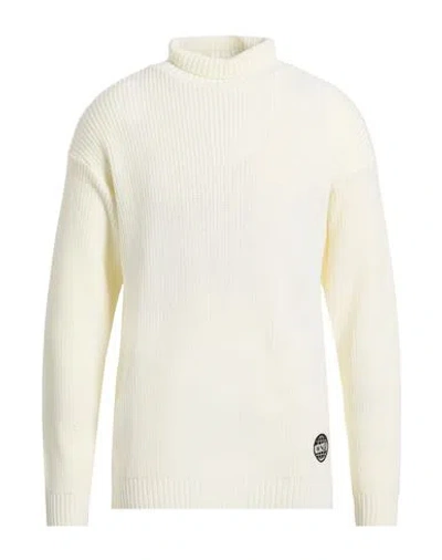 Why Not Brand Man Turtleneck Cream Size Xl Acrylic, Wool In White