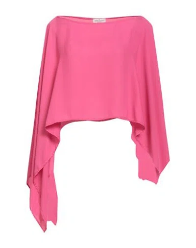 Rebel Queen By Liu •jo Woman Cape Fuchsia Size L Polyester In Pink