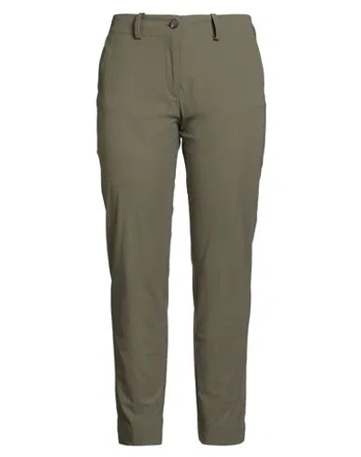 Rrd Woman Pants Military Green Size 12 Polyamide, Elastane