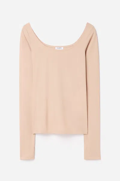 Filippa K Ballet Top In Brown