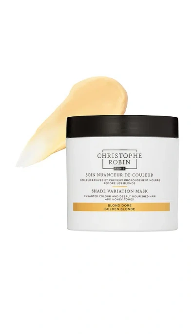 Christophe Robin Shade Variation Mask In Gold