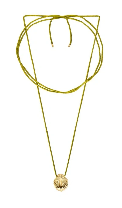 Anni Lu Shell On A String Choker In Blue