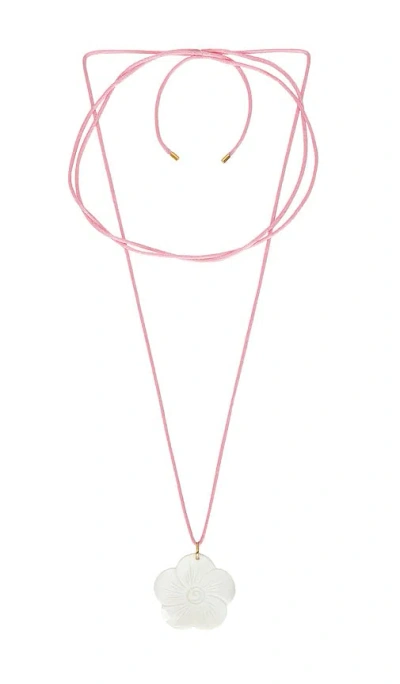 Anni Lu Flower On A String Choker In Brown