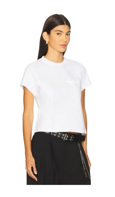 Alexander Wang T-shirt With Logo In White