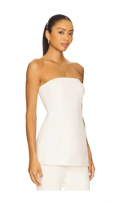 Ser.o.ya Isolde Strapless Top In Eggshell In White