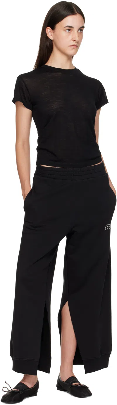 Mm6 Maison Margiela Mm6 By Maison Margiela "anatomic" Ballet Flats – Black In Black