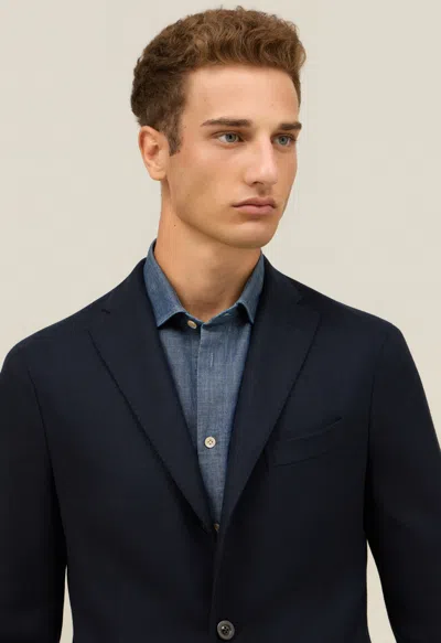 Boglioli Flannel K-jacket In Blue