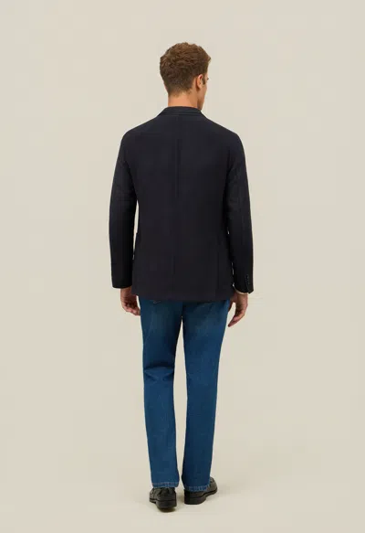 Boglioli Garment Dyed Moleskin K-jacket In Black