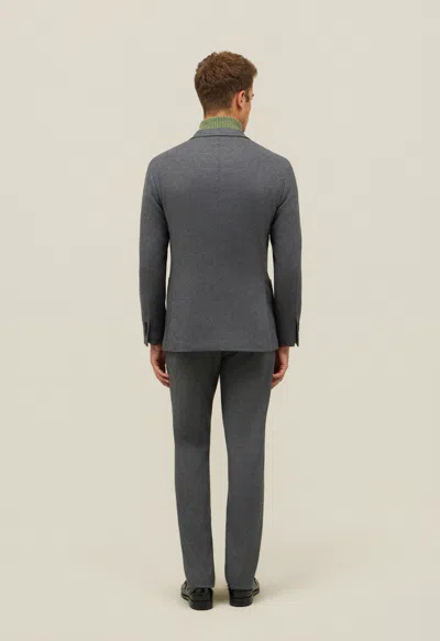 Boglioli Flannel K-jacket In Gray