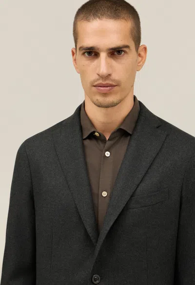 Boglioli Flannel K-jacket In Black