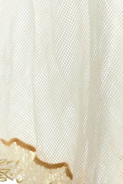 My Beachy Side White Crochet Kaia Caftan In White