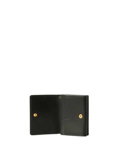 Off-white Jitney Mini Compact Wallet In Black