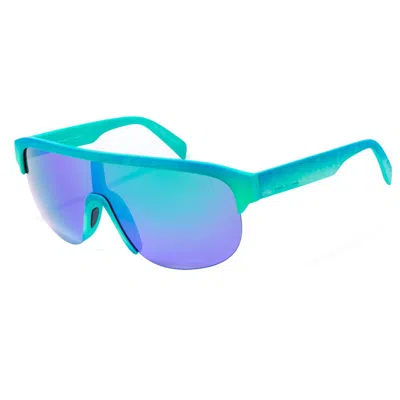 Italia Independent Blue Acetate Sunglasses In Multi