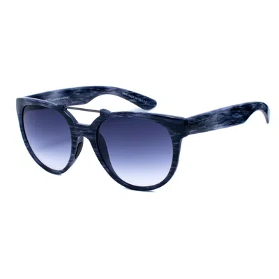 Italia Independent Purple Acetate Sunglasses In Blue