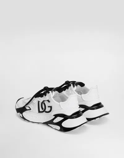 Dolce & Gabbana Sneaker Day Faster Black And White In Pattern