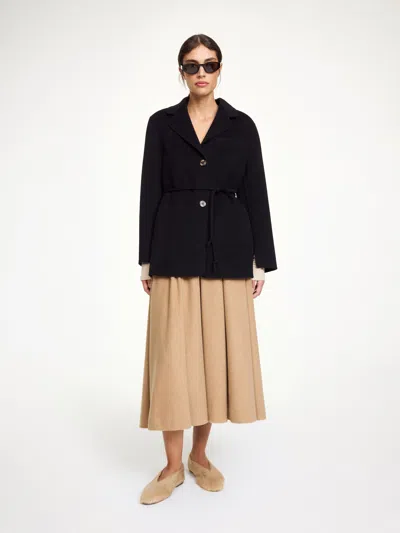 By Malene Birger Hellen Single-breasted Wool Blazer In Black