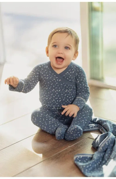 Maniere Manière Silly Squiggle Footie In Blue