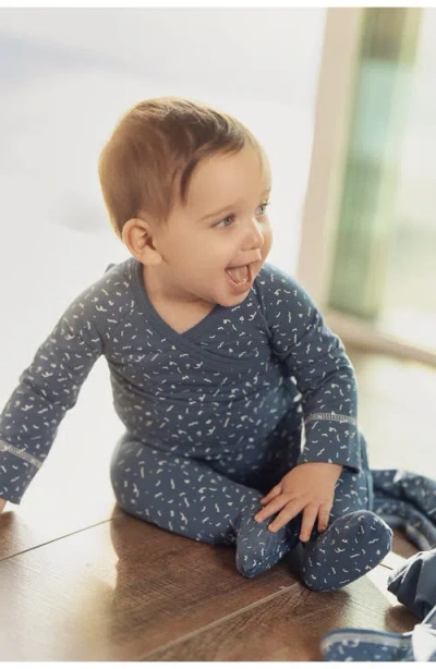 Maniere Manière Silly Squiggle Footie In Blue