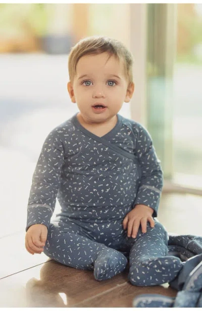 Maniere Manière Silly Squiggle Footie In Blue