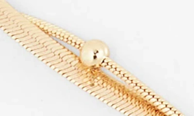 Nordstrom Rack Demi-fine 2-pack Assorted Chain Anklets In Gold