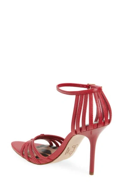 Jessica Simpson Nuvire Pointed Toe Sandal In Red