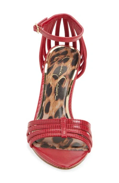 Jessica Simpson Nuvire Pointed Toe Sandal In Red
