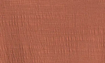 Max Studio Flutter Texture Knit T-shirt In Brown