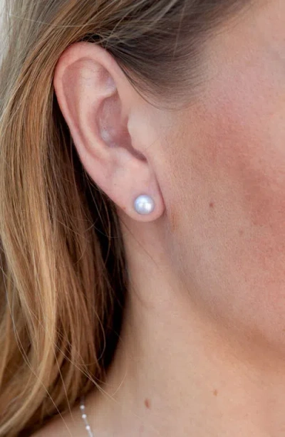 Savvy Cie Jewels Sterling Silver .925 Halo Interchangable Pearl And Cz Set Of 5 In Gold