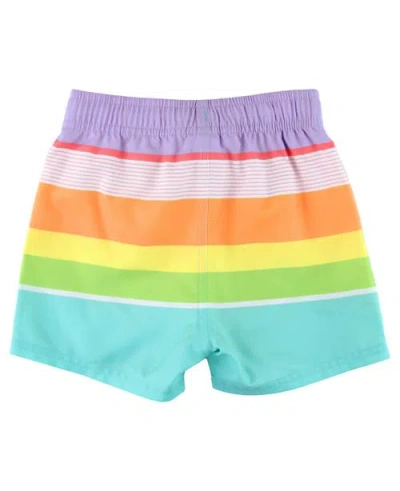 Ruggedbutts Baby Boys Upf50+ Swim Trunks In Multi