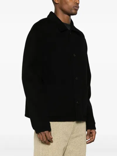 Givenchy Wool-blend Shirt Jacket In Black
