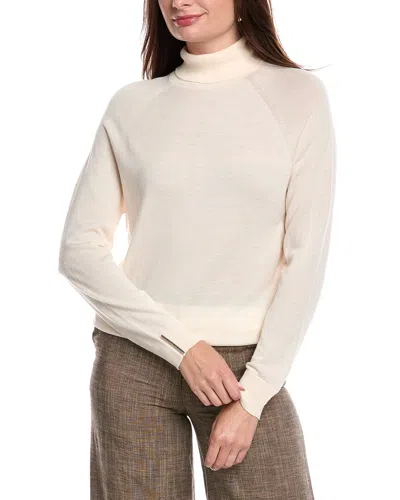 Peserico Wool Sweater In White