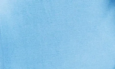 Acne Studios Tufo Draped Satin Halter Minidress In Blue