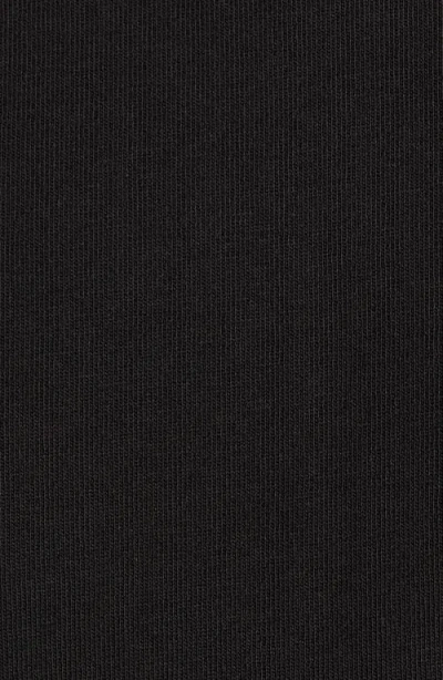 Moncler Logo Cotton T-shirt In Black