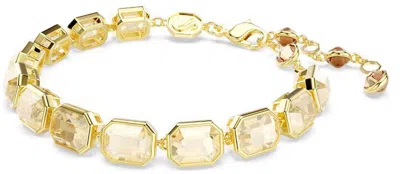 Swarovski Millenia Tennis Armband In Gold