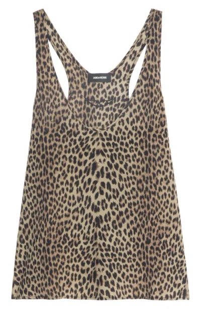 Zadig & Voltaire Zadig&voltaire Top In Animal Print