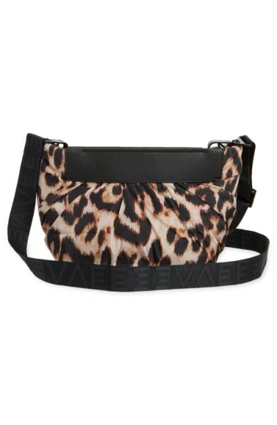 Veecollective Caba Leopard Print Recycled Polyester Clutch In Animal Print