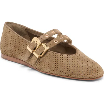 Dolce Vita Women's Baylee Grommet Double Strap Mary Jane Flats In Brown
