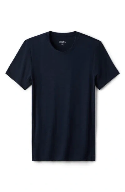 Rhone C.o.r. Crewneck Undershirt In Blue