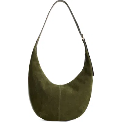 Madewell The Essential Curve Shoulder Bag In Green