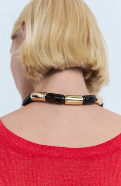 Mango Linen Sweater Tank In Red