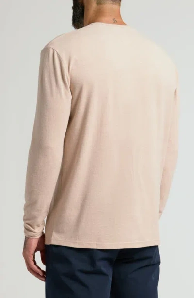 True Classic Performance Henley In Neutral