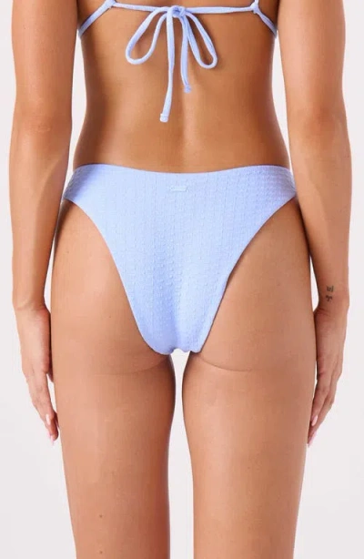 Roxy Haliewa Scoop Front Bikini Bottoms In Blue