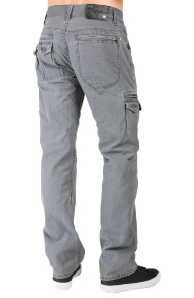 Level 7 Cargo Jeans In Gray